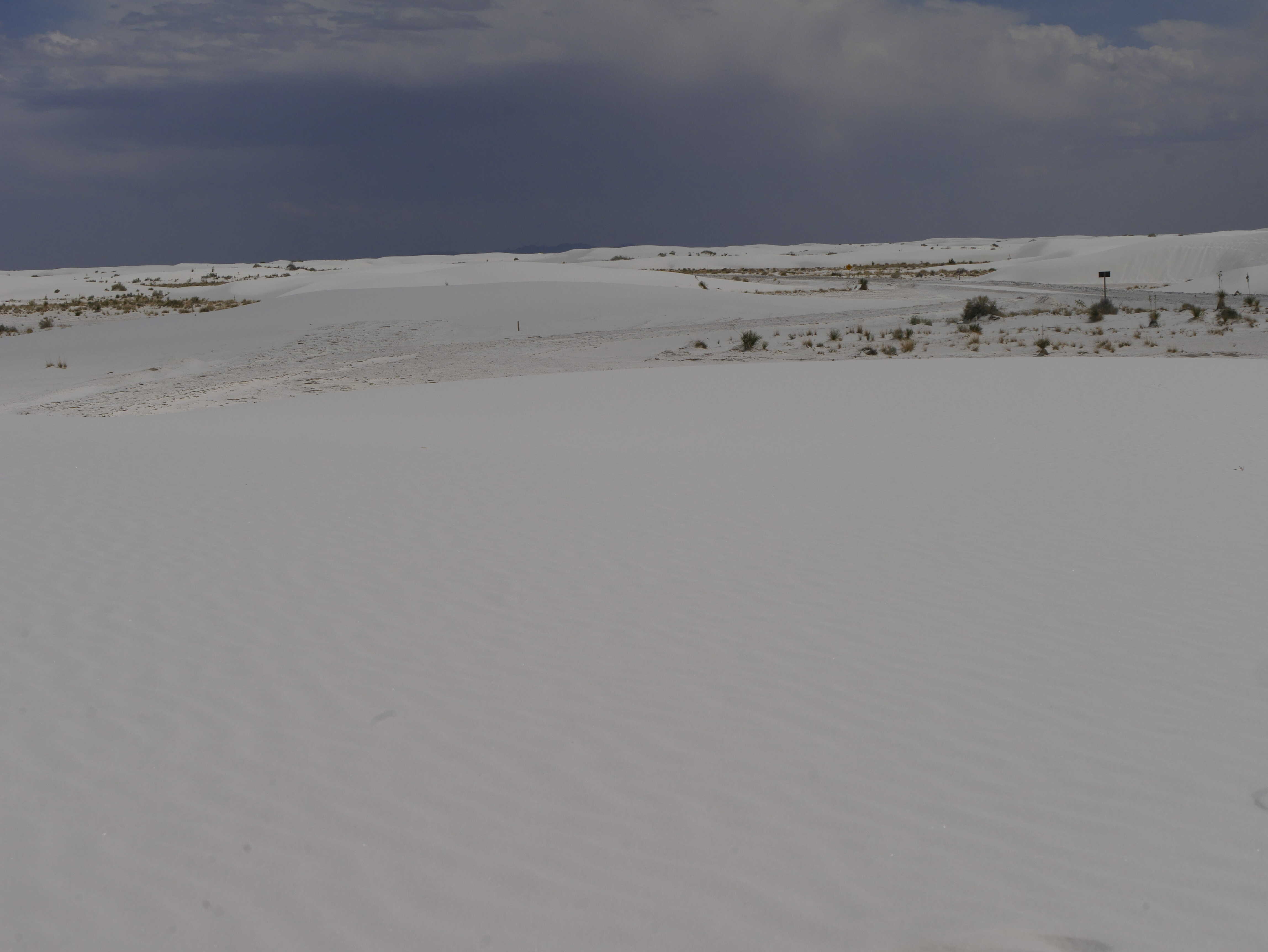 White Sand Dunes at White Sands.