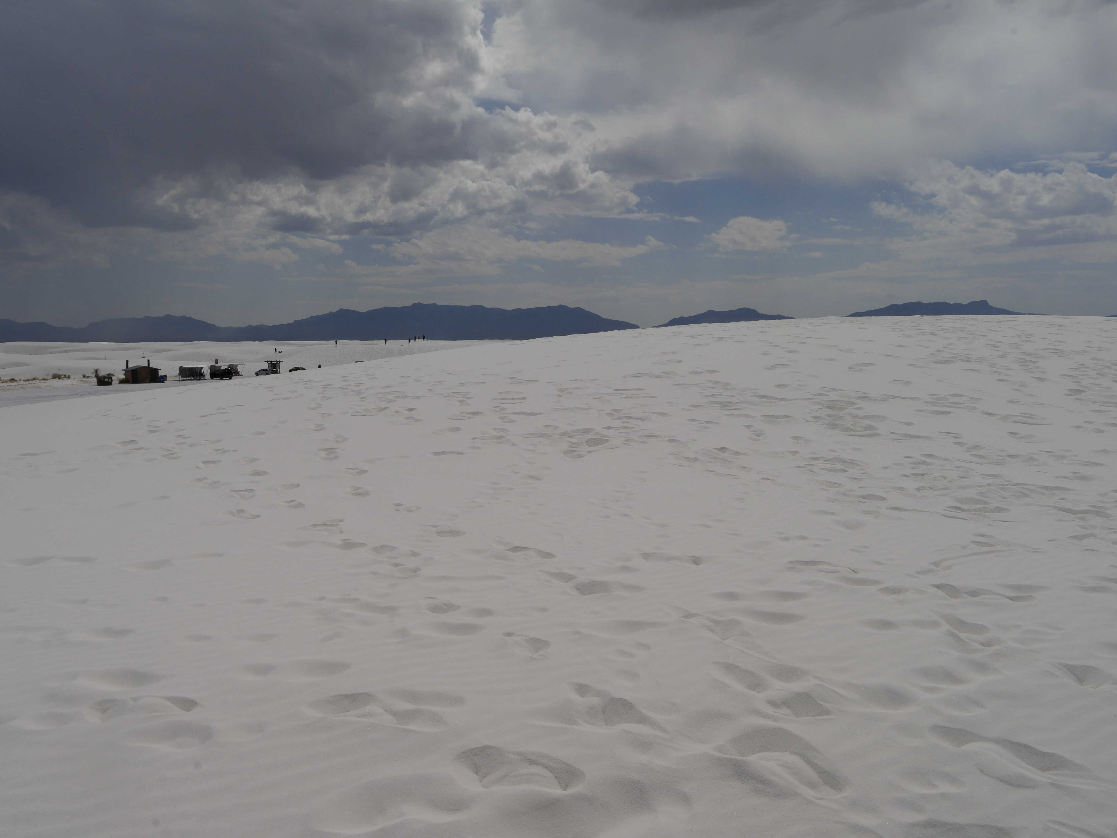 White Sand Dunes at White Sands.